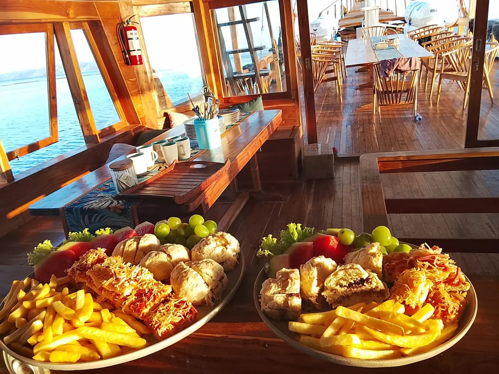 Medina Mecca — food on board